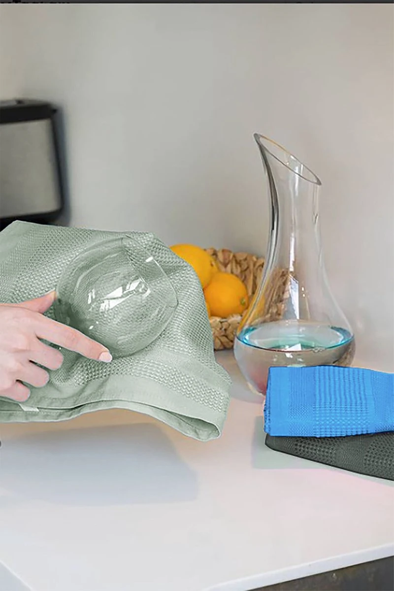 Set Van 4 Professionele Polierdoek Streeploos| Glazendoek | Glaswerk | Poleerdoek | 42 X 68 Cm 10 Set Van 4 Professionele Polierdoek Streeploos| Glazendoek | Glaswerk | Poleerdoek | 42 X 68 Cm - Afbeelding 8