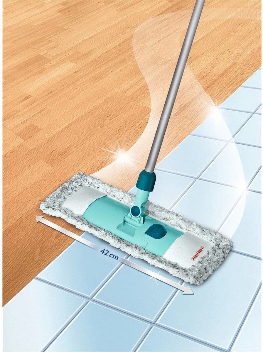 Leifheit 55210 Classic XL Vloerwisser Met Microfiber-Doek 42x75-130 Cm 4 Leifheit 55210 Classic XL Vloerwisser Met Microfiber-Doek 42x75-130 Cm - Afbeelding 2