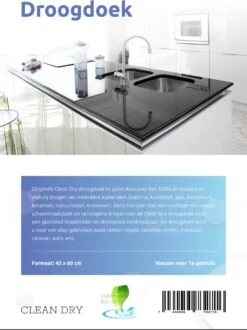 Clean Dry Ramenset Raamdoeken Microvezel Glasdoeken Droogdoek Ramen Origineel -Bol. 897x1200 4