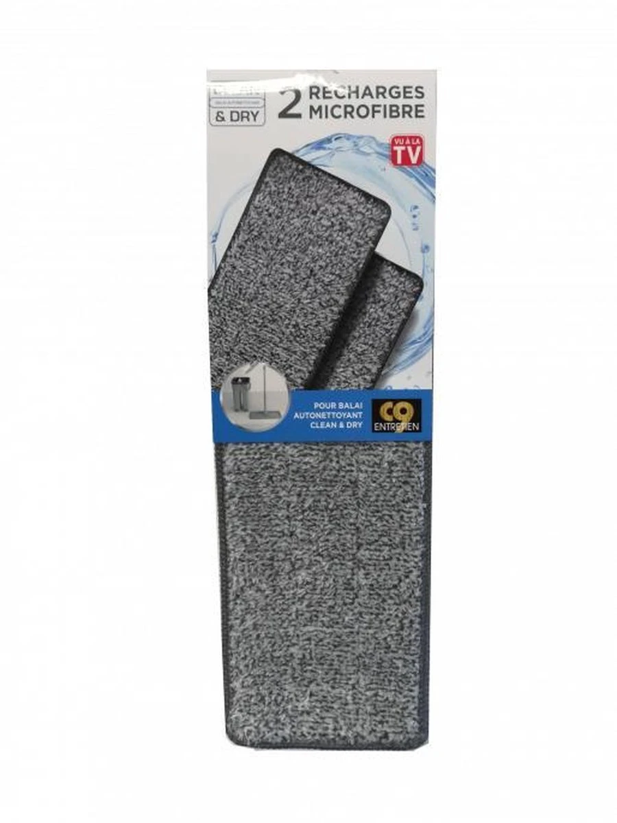 Clean And Dry Microvezel Pad Dweildoek Voor De Aqua Laser Easy Flat Mop - Set Van 2 Stuks - Superabsorberend - Machinewasbaar - 32.5 Cm X 10 Cm 3 Clean And Dry Microvezel Pad Dweildoek Voor De Aqua Laser Easy Flat Mop - Set Van 2 Stuks - Superabsorberend - Machinewasbaar - 32.5 Cm X 10 Cm